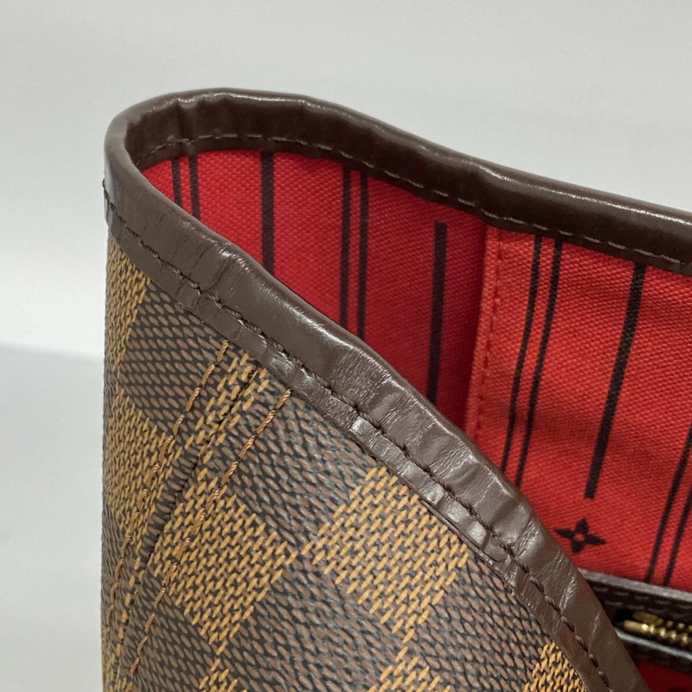 LOUIS VUITTON Brown Damier Neverfull MM Tote Bag - Picture 8 of 11
